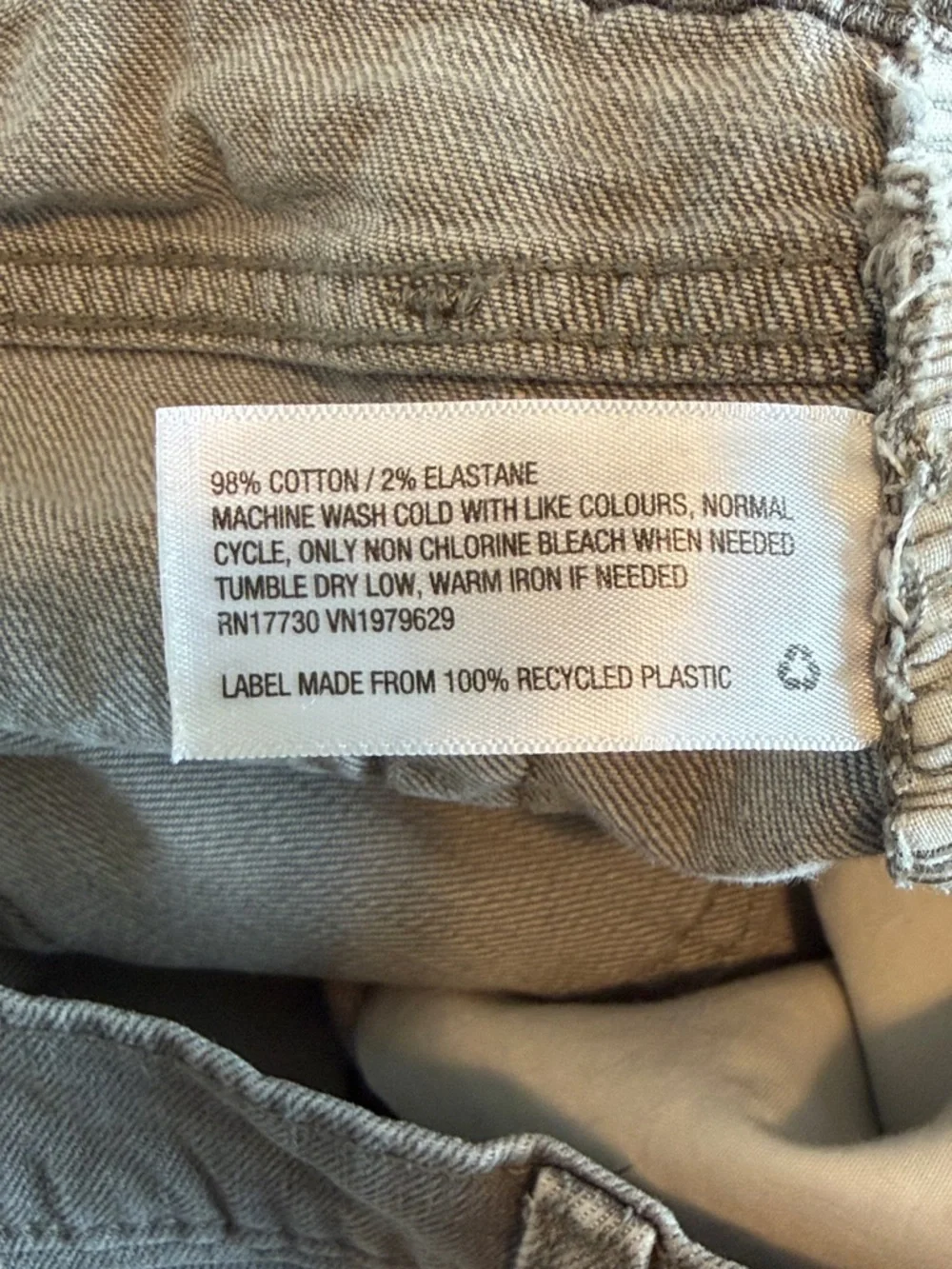 Goodfellow & Co Slim Gray Men's Jeans - Straight Slim Fit, size 34 x 30